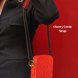 Cherry Corde Strap