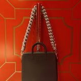 Petite Fishtail Dappled Houndstooth